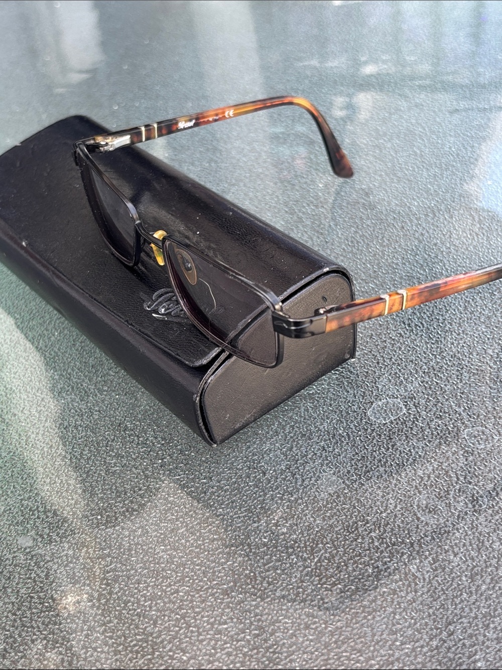 Persol 2308 Black Frame Glasses with Tortoiseshell Arms